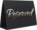 20 Pack Black Reserved Table Sign by TOROS