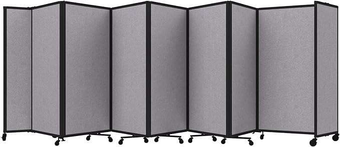 Versare Room Divider 360 Portable Wall Partition | Folding Panels | Large by VERSARE