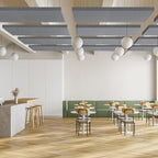 2” Thick Acoustic Panels with Hanging Brackets to the Wall, Light Grey - Image 2