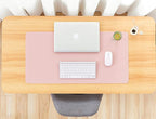 SUJAYU Dual Sided PU Leather Desk Pad, Mouse Pad, Office Desk Mat, Non-Slip - Image 7