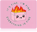Auhoahsil Mouse Pad, 12 x 10 in Dumpster on Fire Computer Mouse Pad by Auhoahsil