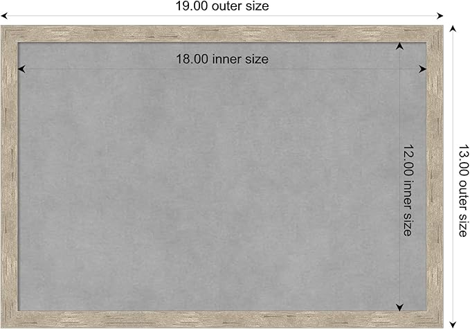 Amanti Art Silver Framed Magnetic Board 13x19 Small Vision Board - Image 4