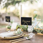 10 Pack Black Reserved Table Signs - Image 5