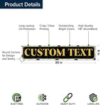 Custom Sign, Custom Street Sign, 11 Font Colors, 13 Font Styles, 4 Hole Options - Image 6