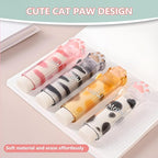 Retractable Pencil Eraser, Cute Erasers, Kawaii Cat Paw Eraser, Suitable - Image 3
