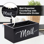 Lucundm Desk Mail Organizer, Mail Organizer Countertop - Image 2