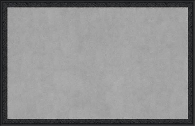 Amanti Art Black Framed Magnetic Board 22x34 Large Vision Board by AmantiArt