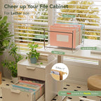 EcoStash Wheat Straw Expanding Hanging File Folders, File Organizer, 1.2" - Image 2
