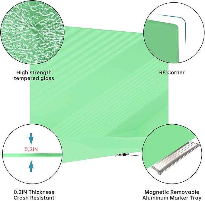 Magnetic Glass Whiteboard - Image 2