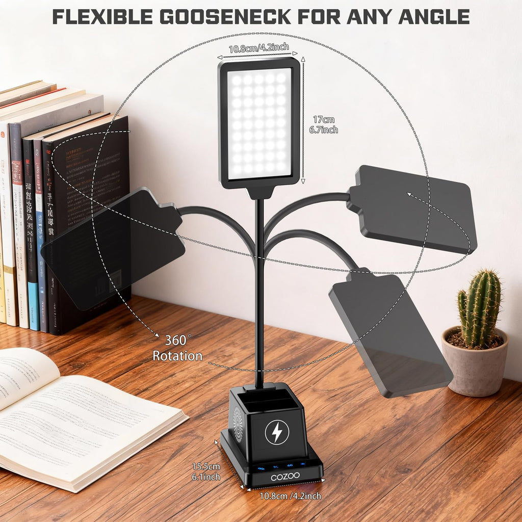 cozoo led desk lamps for home office with, view 9