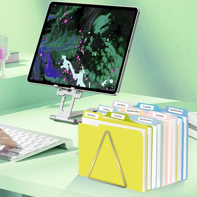 File Folder, RAZCC 100 Pack Colored File Folders, 1/3 Cut Tab File Folder - Image 8