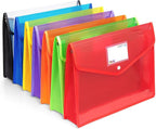 Plastic File Folders, Waterproof Transparent Expandable File Organiser by iMissiu