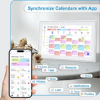 15.6 Inch Digital Calendar Wall Touch Screen Chore Chart, 32GB Electronic Calendar + Smart Family Planner, Wall and Desk Mountable, Gifts for Women Men, Gifts for Mom Dad