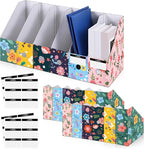 PerKoop 12 Pcs Magazine File Holder Foldable Decorative Cardboard File Folders by PerKoop
