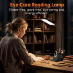 cozoo led desk lamps for home office with, side view