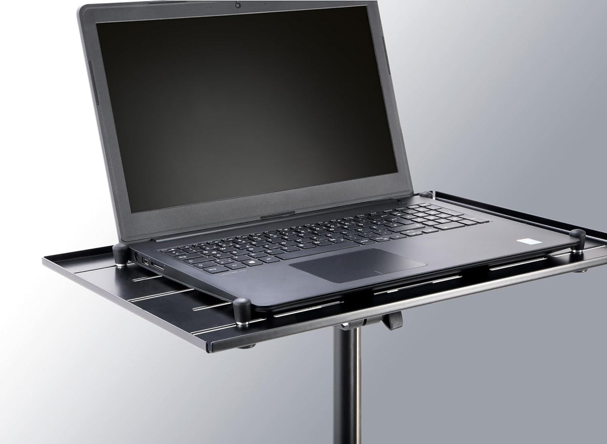 K&M Konig & Meyer 12185.000.55 Laptop Stand | Oversized Desk w/Adjust...