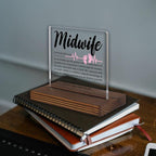Midwife Appreciation Gift Desk Sign - Image 2