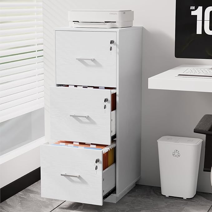VINGLI 3 Drawer File Cabinet - Image 2