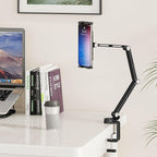 Houele Tablet Stand Holder, Adjustable Foldable Tablet Arm iPad Desk Mount - Image 7