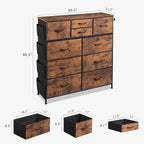 WLIVE Fabric Dresser for Bedroom - Image 3
