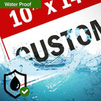 Custom Sign, Custom Sign for Business, Indoor/Outdoor use. 10x14 Inches - Image 8