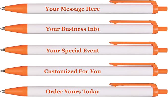 RevMark Personalized Ballpoint Pen, Custom Printed Name, Business or Event by RevMark