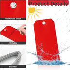 500 Plastic Shipping Tags with Wire - Image 3