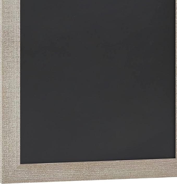 HBCY Creations 20" X 30" Weathered Lightwash Solid Wood Frame Wall Chalkboard - Image 4