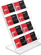 NIUBEE Acrylic Business Card Holder 8 Slots by NIUBEE