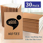 feela 30 Pack Kraft Notebooks, A5 60 Lined Pages Notebooks and Journals - Image 3