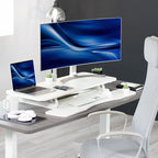 VIVO 42 inch Desk Converter, K Series, Height Adjustable Sit to Stand Riser - Image 8