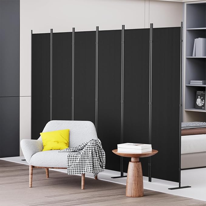 C-Hopetree 6 Panels Room Divider, 6 Ft Tall Indoor Folding Privacy Screen - Image 5