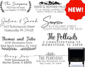 Custom Address Stamps Self Inking or Wood Handle 20+ Designs to Choose from! by Stampi