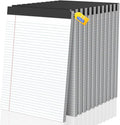 Legal Pads 8.5 X11, Narrow Ruled Notepads, 12 Pack, 50 Sheet/Pad, Tear Off by Glyanlee