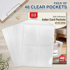 H4D 48 Pack Labels for Storage Bins, Tote Label Pockets for Organizing Storage - Image 2