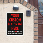 Custom Sign Personalized Custom Metal Sign, Customize - Image 2