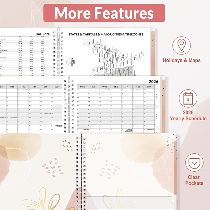 SUNEE 2026 Appointment Book, Quarter-Hourly, Weekly & Monthly - Image 6