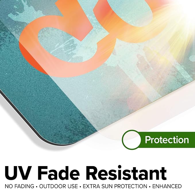 Custom Sign, Custom Street Sign, 11 Font Colors, 13 Font Styles, 4 Hole Options - Image 5