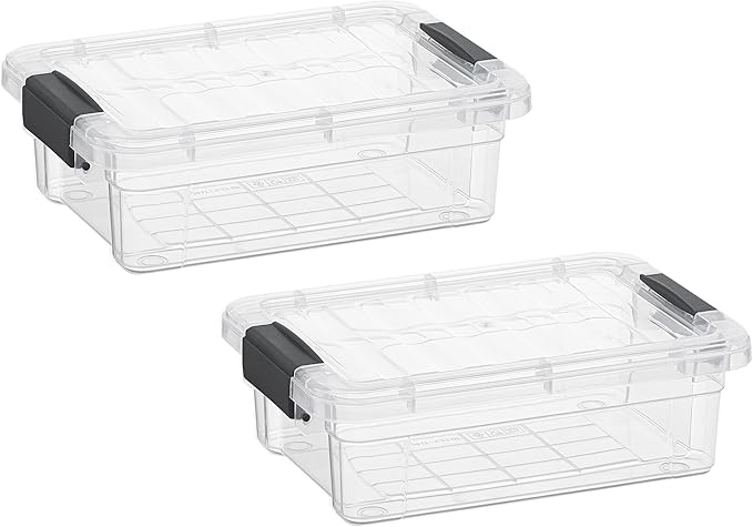 Superio Clear Storage Boxes by Superio