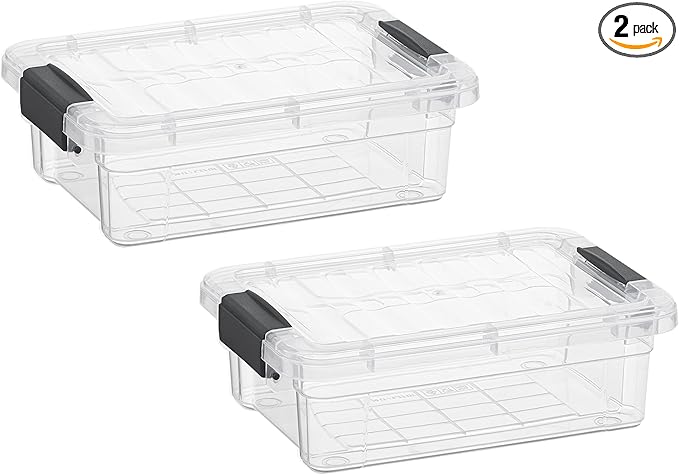 Superio Clear Storage Boxes by Superio
