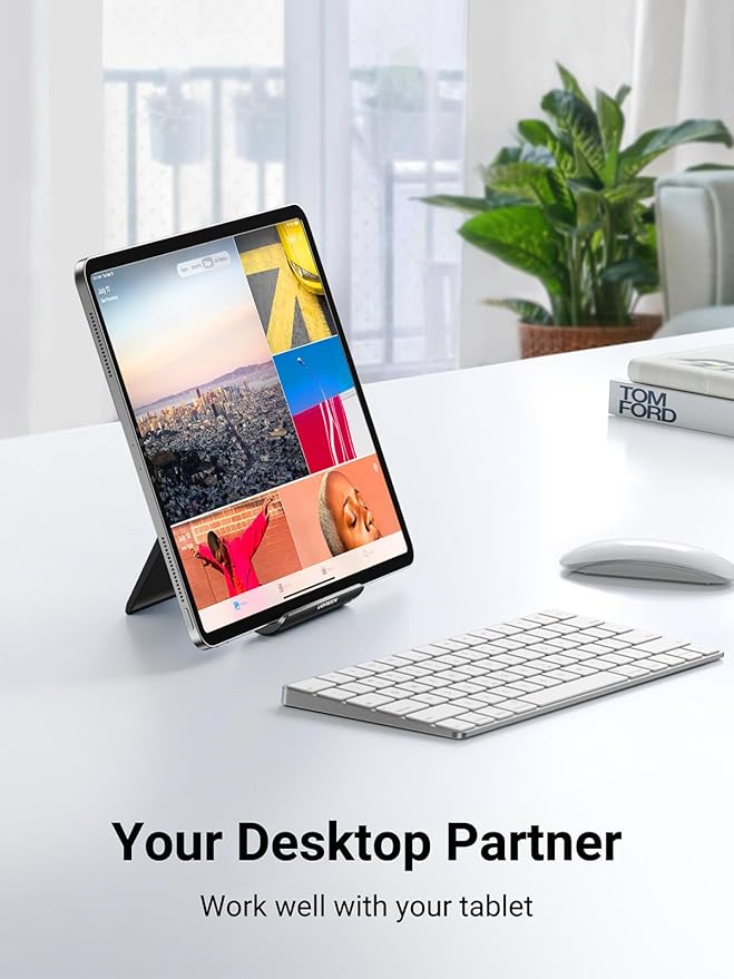 UGREEN Tablet Stand Holder Adjustable Portable Desktop Dock Office Compatible - Image 3