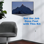 153in Wall Cable Hider, Cord Hider to Hide 3-4 Cords, TV Wire Hider - Image 6