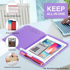 Sooez Glitter Clipboard with Storage, High Capacity Clip Boards 8.5x11 with Pen - Image 4