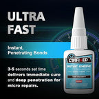 Thin Super Glue 1 oz, All Purpose Clear Liquid CA Glue Repair Wood Ceramic - Image 7