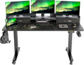 Claiks Standing Desk with Drawers, Adjustable Stand Up Electric Standing Desk by CLAIKS