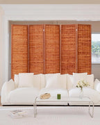 JOSTYLE 6ft Folding Privacy Screens 5-Panel Freestanding Room Dividers by Jostyle