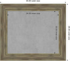 Amanti Art Grey Framed Magnetic Board 26x30 Medium Vision Board - Image 4