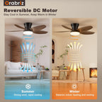 35 in small low profile ceiling fan light showing dimensions