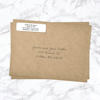 White Personalized Return Address Labels Without Dispenser - Image 4
