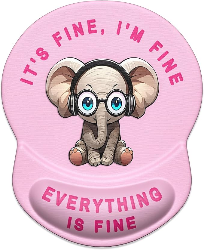 ITNRSIIET Ergonomic Mouse Pad by +ITNRSIIET